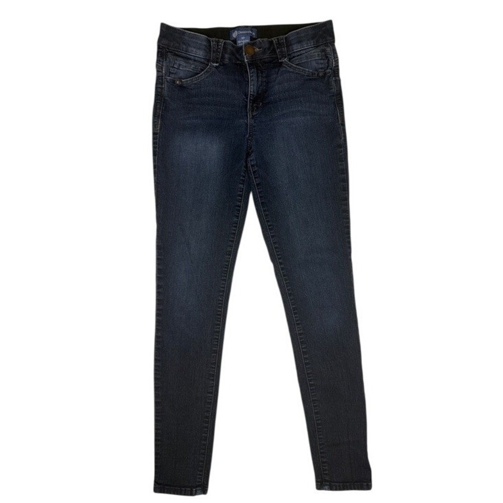 Democracy Absolution Skinny Jeans Dark Wash Indigo Blue Stretch 10 B1105ADBX32